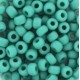 Miyuki seed beads 6/0 - Opaque matte turquoise green 6-412F